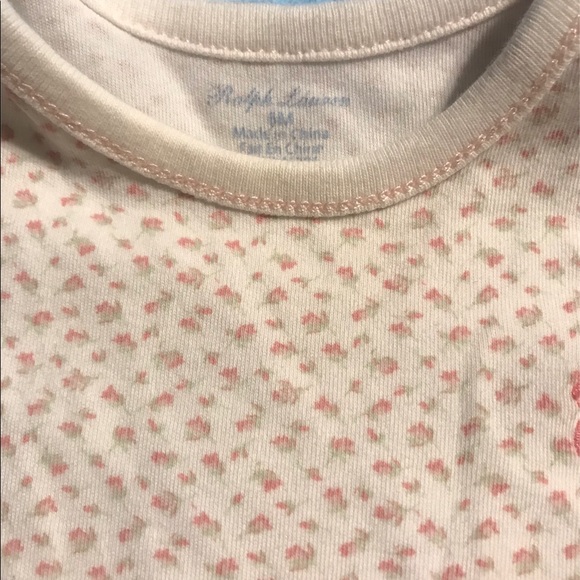 Ralph Lauren Polo 2 Pieces!!Baby Girl Bodysuits 6M - Picture 5 of 6